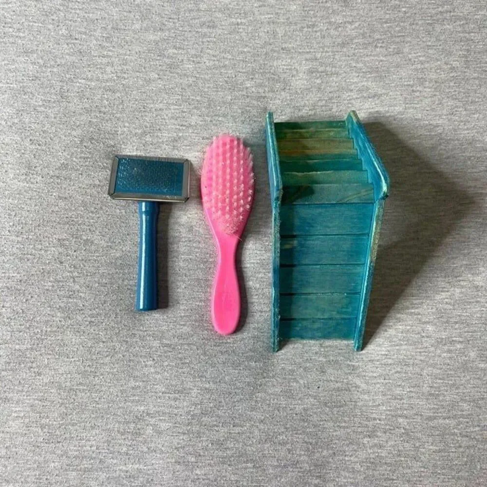 Petco Kaytee Small Animal Toy & Grooming Brushes 3 PCS. Set